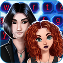 Tema del Teclado Historia de Amor de Vampiros APK