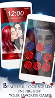 Vampire Love Story Lock Screen App Affiche