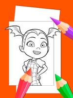 Vampirina Coloring Book For Adult screenshot 2