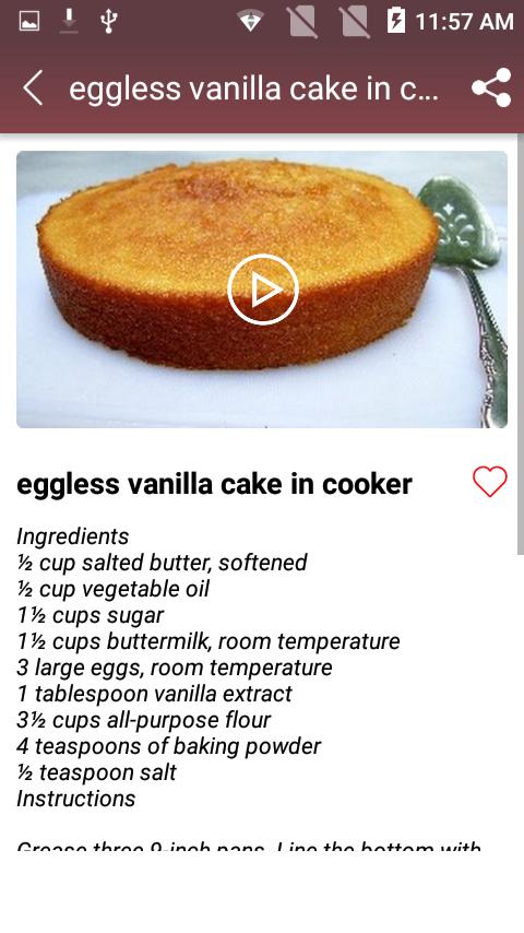 Vanilla Cake The Best Ricardo