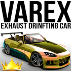 Varex Exhaust Drifting Car Zeichen