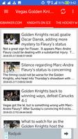 Vegas Golden Knights All News syot layar 2