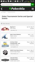برنامه‌نما PokerAtlas عکس از صفحه
