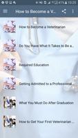 Poster How to Become a Veterinarian
