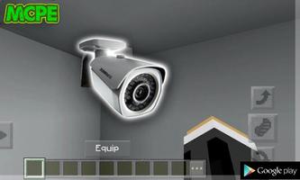 Security Camera Mod for MCPE تصوير الشاشة 1