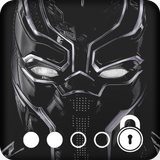 Pantera Hero King Negro Fan Art 4K Lock Screen icône