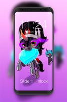 MLP Pony Princess Celestia Rainbow Shy App Lock Cartaz