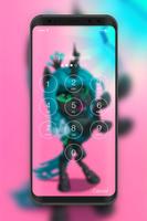 MLP Pony Princess Celestia Rainbow Shy App Lock captura de pantalla 1