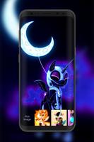 MLP Pony Princess Celestia Rainbow Shy App Lock captura de pantalla 2