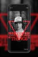 Stranger Things Upside Down Characters Screen Lock syot layar 1