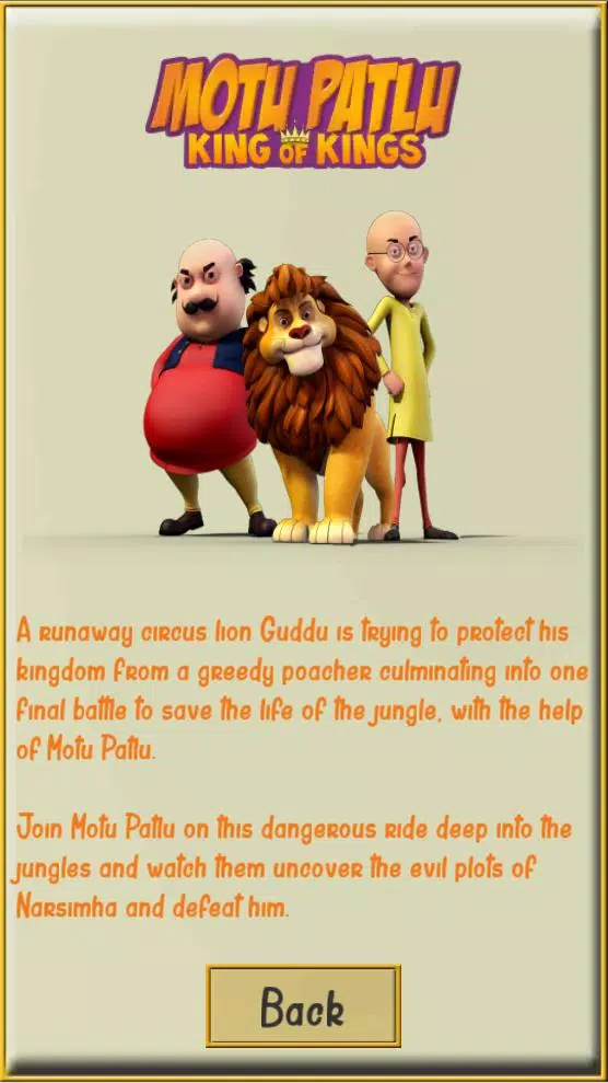 Tải xuống APK Motu Patlu King of Kings cho Android Tải xuống APK Motu Patlu King of Kings cho Android