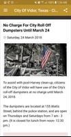 City Of Vidor Texas Official Ekran Görüntüsü 1