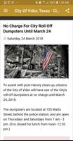 City Of Vidor Texas Official اسکرین شاٹ 1