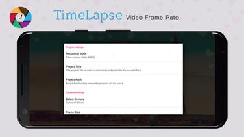 TimeLapse Camera  - Framelapse capture d'écran 1