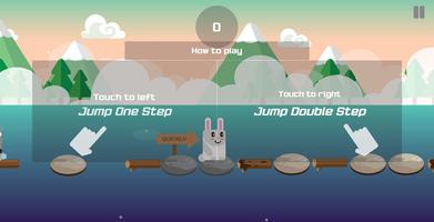 Blocky rabbit jumping captura de pantalla 1