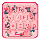 Vintage Flower Keyboard Themes With Emojis APK