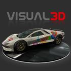 Visual3D VR Car Demo أيقونة