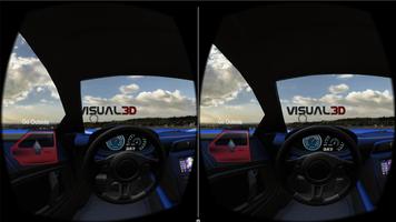 Visual3D VR Car Demo captura de pantalla 2