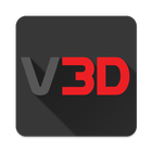 Visual3D AR Logo icon