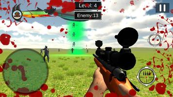 Commando Zombie Sniper Shooter imagem de tela 1