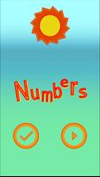 Spanish numbers for Kids poster