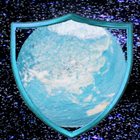 Earth in the porthole icon