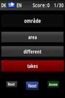 Vocabulary Trainer (DK/EN) Int screenshot 2