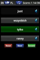 Vocabulary Trainer (PL/EN) Int screenshot 1