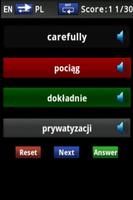 Vocabulary Trainer (PL/EN) Int screenshot 3