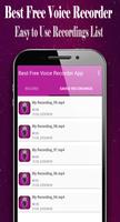 Best Free Voice Recorder App screenshot 1