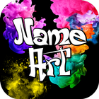 Smoke Graffiti Name Art Maker آئیکن