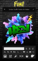 Smoke Graffiti Name Art Maker screenshot 1