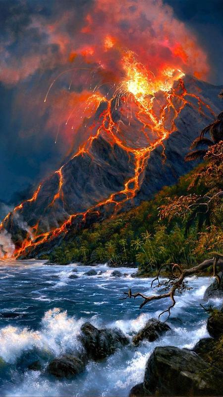  Gunung  berapi Gambar  Animasi  APK Download Gratis 