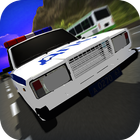 Voyage on Police Car 3D Zeichen