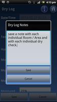 Water Damage Drying Log Lite 2 screenshot 3