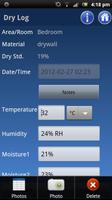Water Damage Drying Log Lite 2 screenshot 2