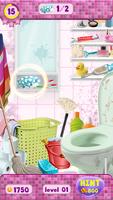 برنامه‌نما Messy Bathroom Hidden Objects عکس از صفحه
