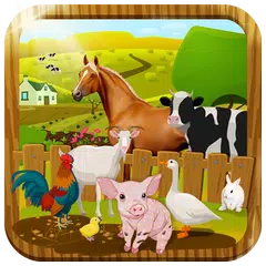 農場動物:配對遊戲 – 隱藏的對象遊戲