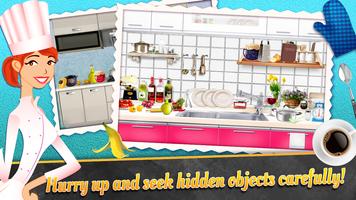 Hidden Objects : Kitchen Games capture d'écran 3