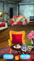 Living Room Hidden Object - Seek and Find Game Affiche