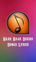 Baar Baar Dekho Songs Lyrics Plakat