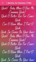 Bachna Ae Haseeno Songs Lyrics تصوير الشاشة 2