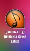 Badrinath Ki Dulhania Songs پوسٹر