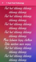 Dabangg Songs Lyrics Screenshot 2