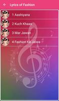Fashion Songs Lyrics Ekran Görüntüsü 1