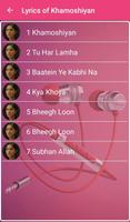 Lyrics Of Khamoshiyan Screenshot 1