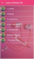 Lyrics of Khiladi 786 スクリーンショット 1