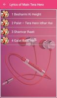 برنامه‌نما Main Tera Hero Songs Lyrics عکس از صفحه