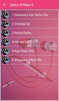 Raaz 3 Songs Lyrics capture d'écran 1