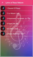 Raaz Reboot Songs Lyrics screenshot 1